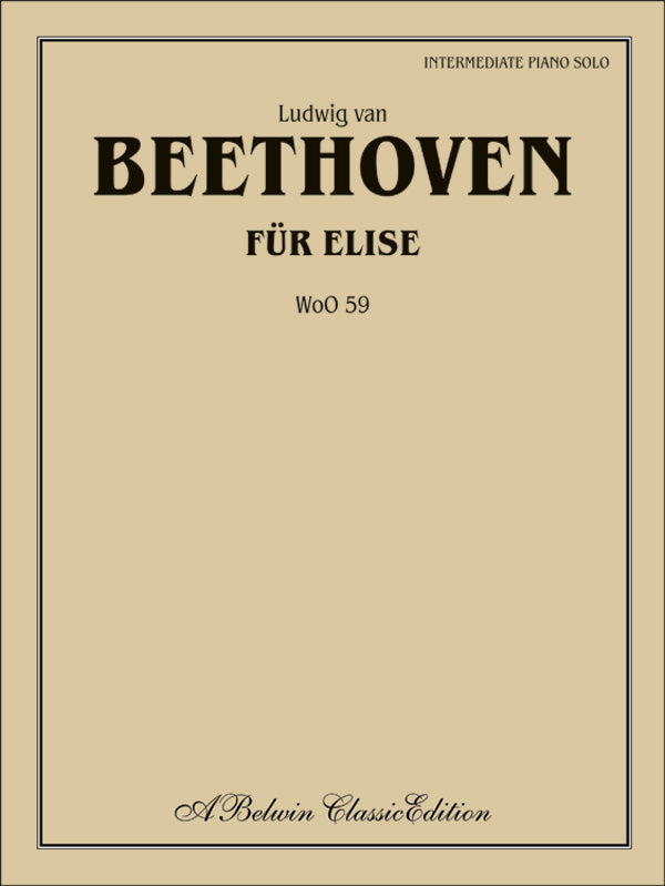 Für Elise (WoO 59) Cover Image