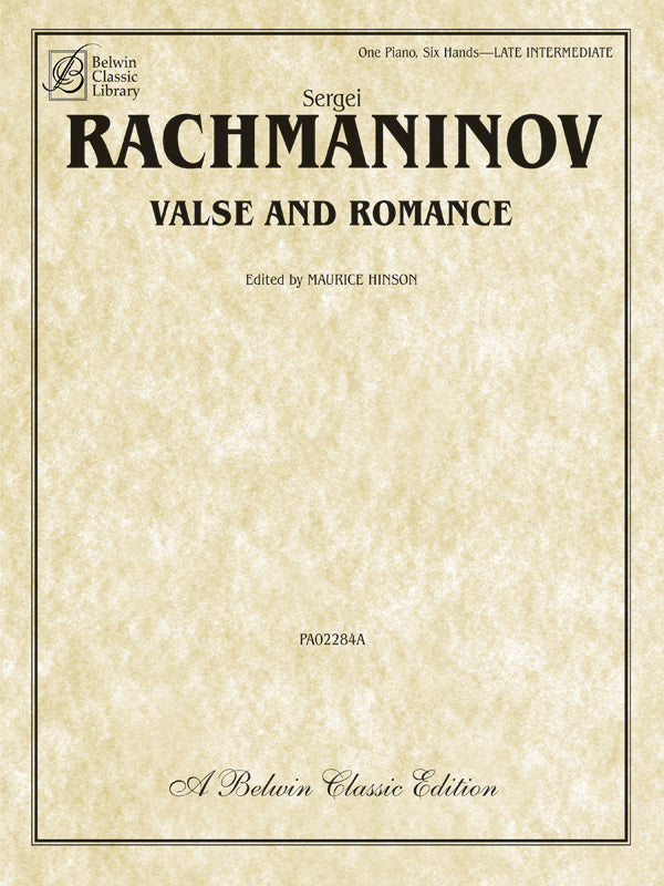 Valse and Romance Cover Image
