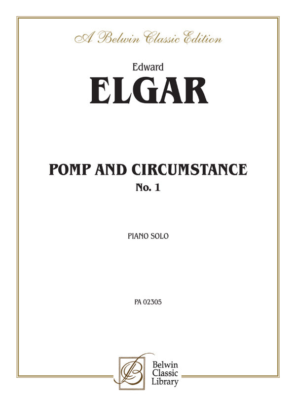 Pomp and Circumstance, No. 1 Cover Image