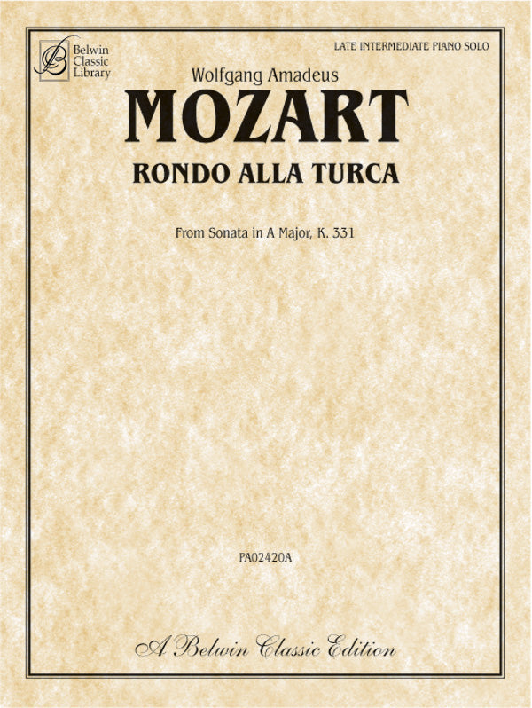 Rondo Alla Turca Cover Image