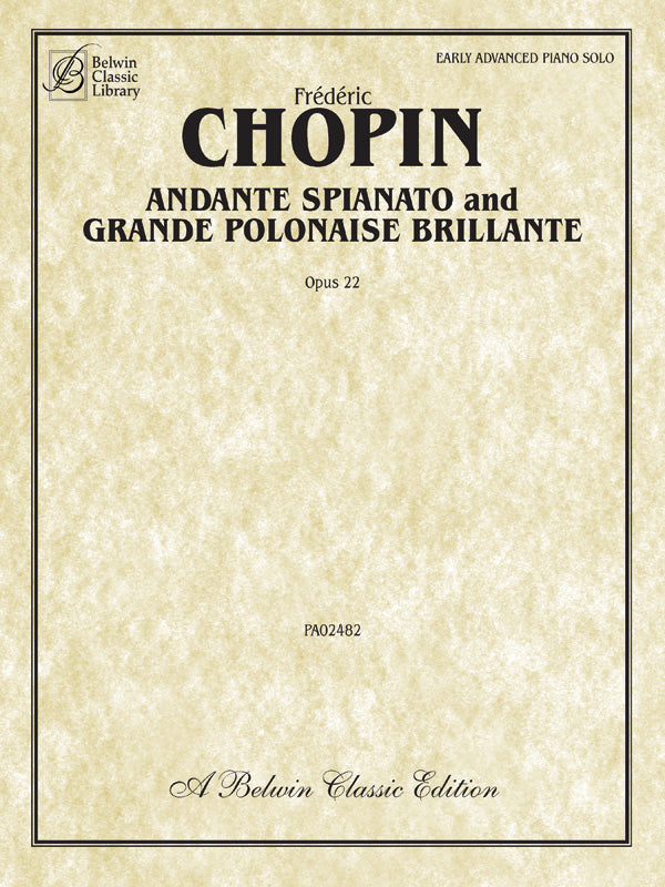 Andante Spianato and Grande Polonaise Brillante, Opus 22 Cover Image