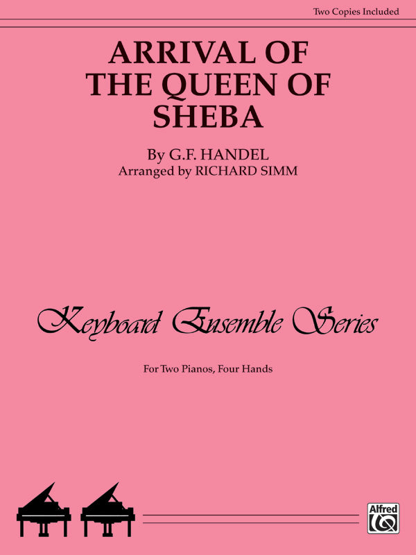 Arrival of the Queen of Sheba - Piano Duo (2 Pianos, 4 Hands) Sheet Music Preview