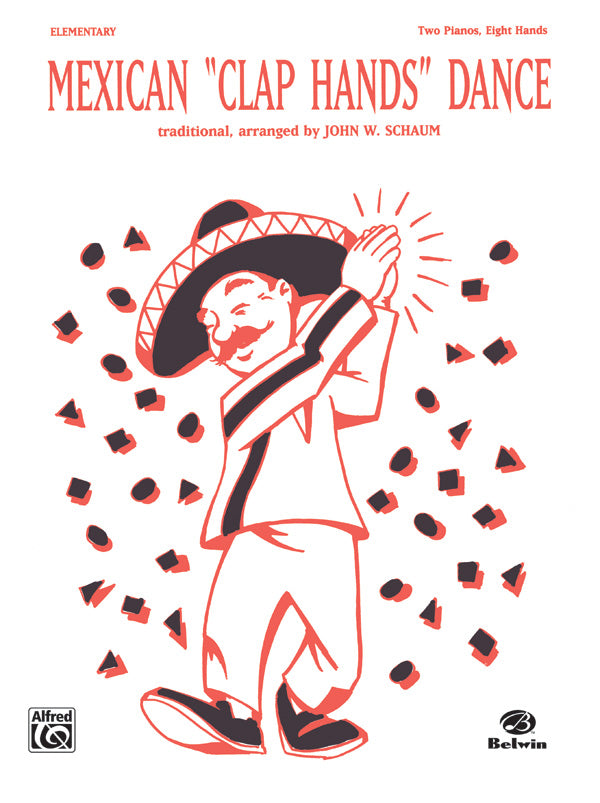Mexican "Clap Hands" Dance - Piano Quartet (2 Pianos, 8 Hands) Sheet Music Preview