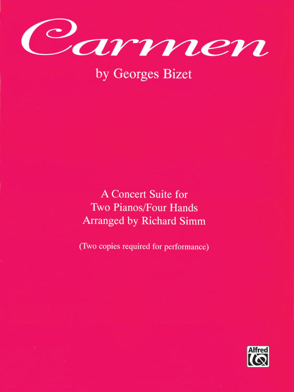 Carmen: A Concert Suite - Piano Duo (2 Pianos, 4 Hands) Sheet Music Preview