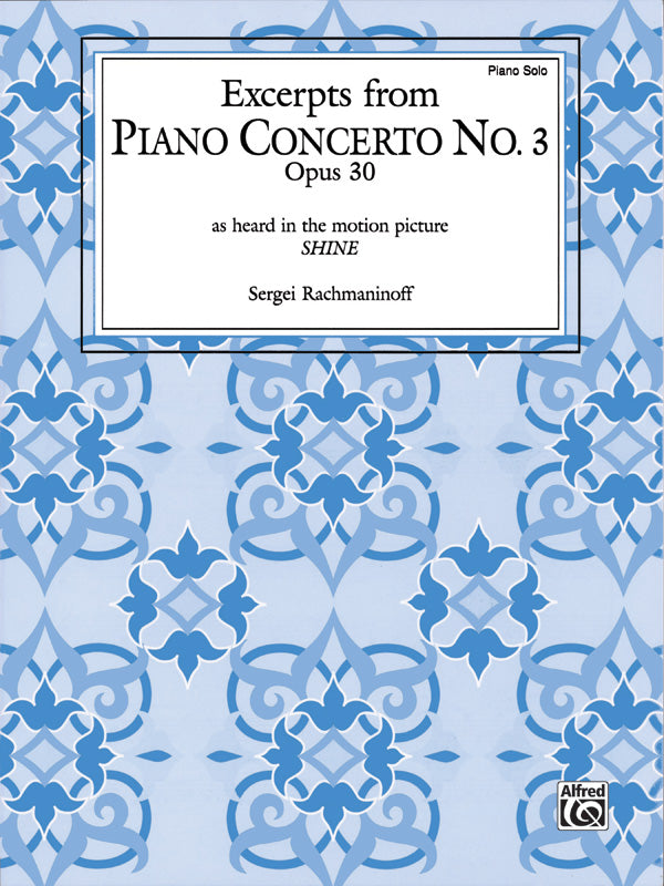 Piano Concerto No. 3, Opus 30, Excerpts from Cover Image