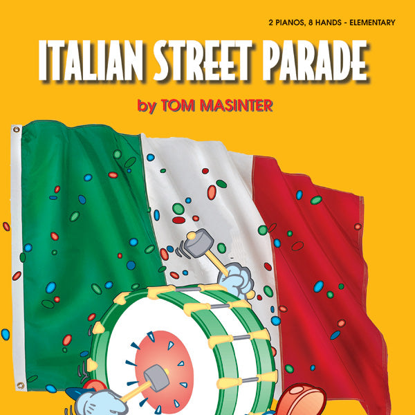 Italian Street Parade - Piano Quartet (2 Pianos, 8 Hands) Sheet Music Preview