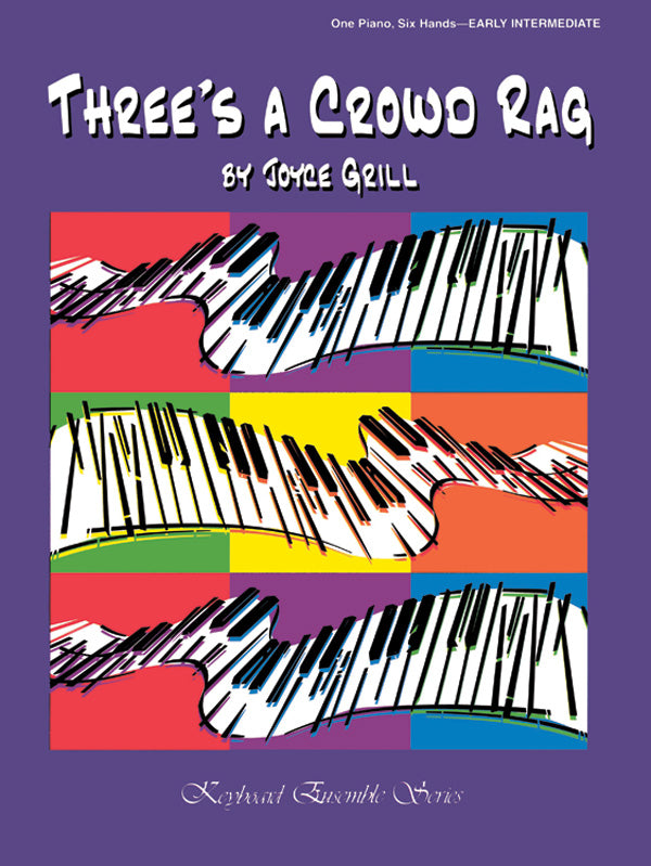 Three's a Crowd Rag - Piano Trio (1 Piano, 6 Hands) Sheet Music Preview