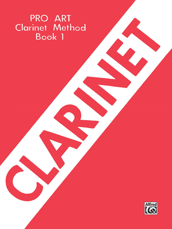 Pro Art Clarinet Method, Book I Cover Image