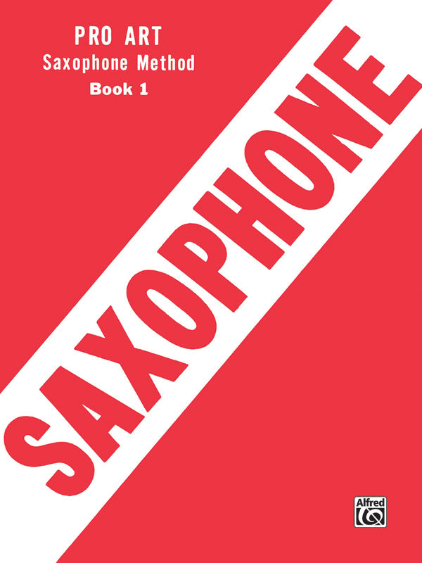 Pro Art Saxophone Method, Book I Cover Image