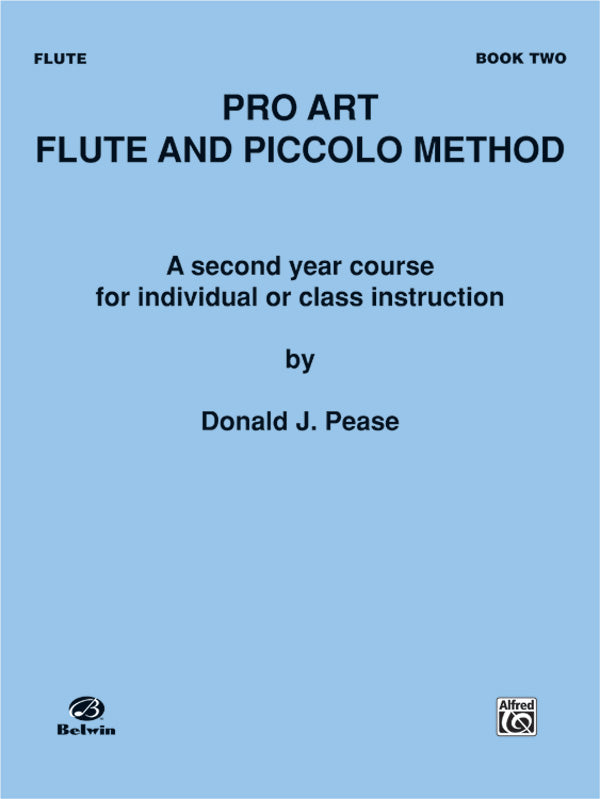 Pro Art Flute and Piccolo Method, Book II Cover Image