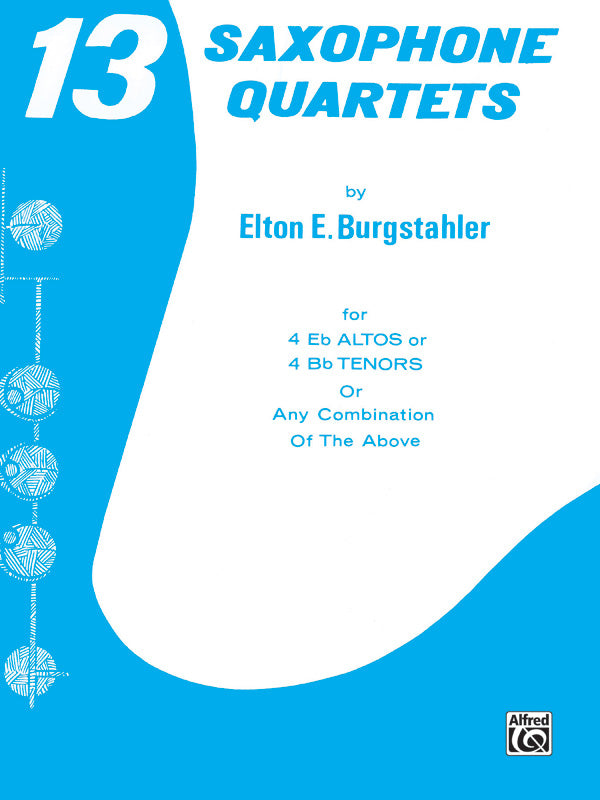 13 Saxophone Quartets Cover Image
