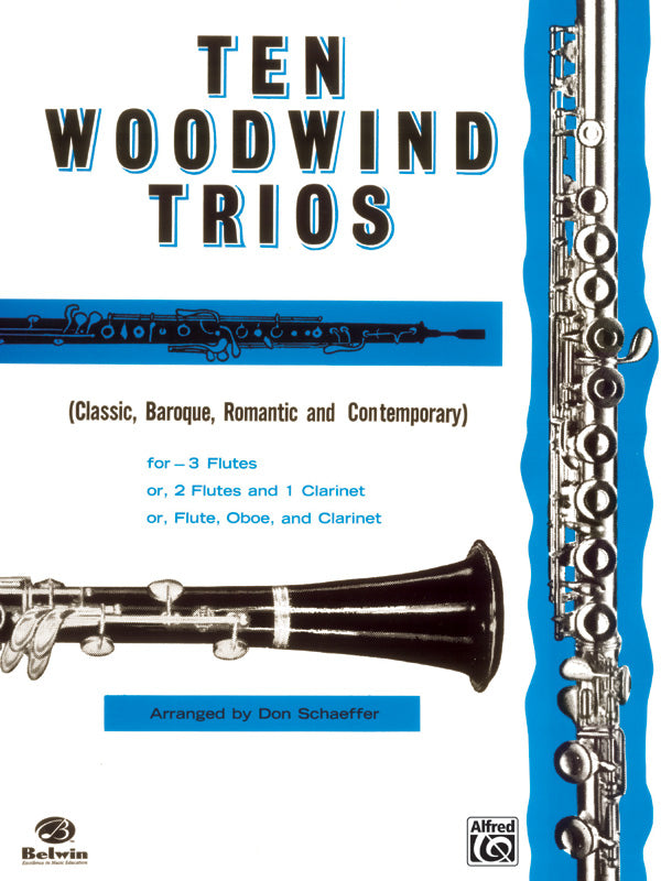 Ten Woodwind Trios Cover Image