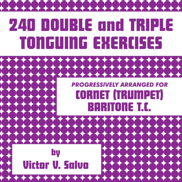 240 Double and Triple Tonguing Exercises Cover Image