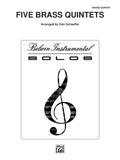 Five Brass Quintets Cover Image