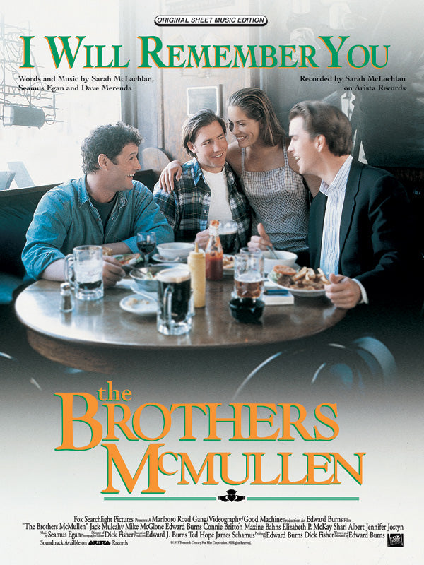 I Will Remember You (from <I>The Brothers McMullen</I>) Cover Image