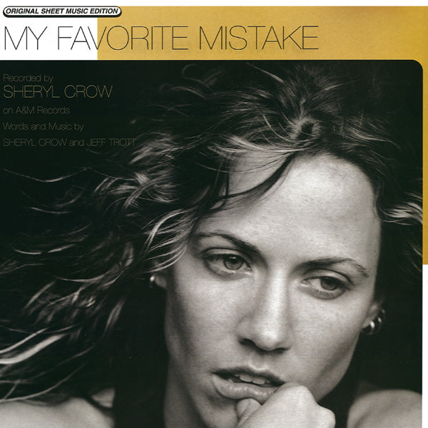 My Favorite Mistake Sheet Music Preview