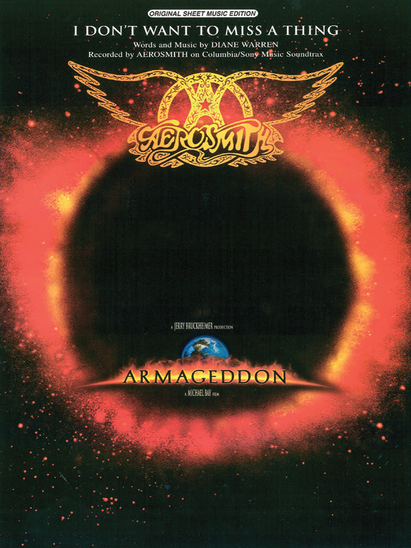 I Don't Want to Miss a Thing (from Armageddon) Sheet Music Preview
