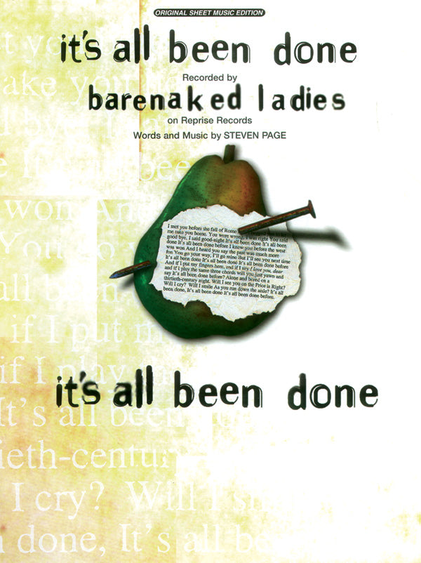 It's All Been Done Sheet Music Preview