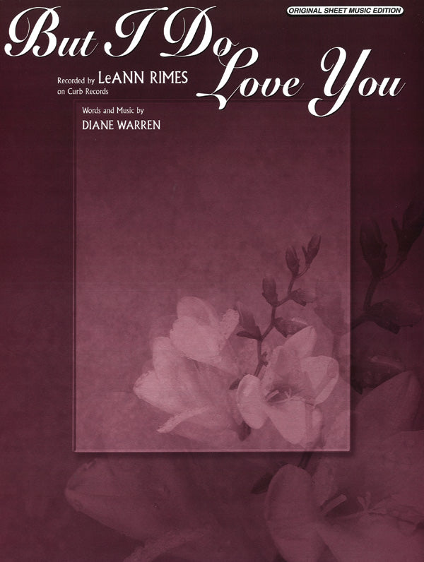 But I Do Love You Sheet Music Preview