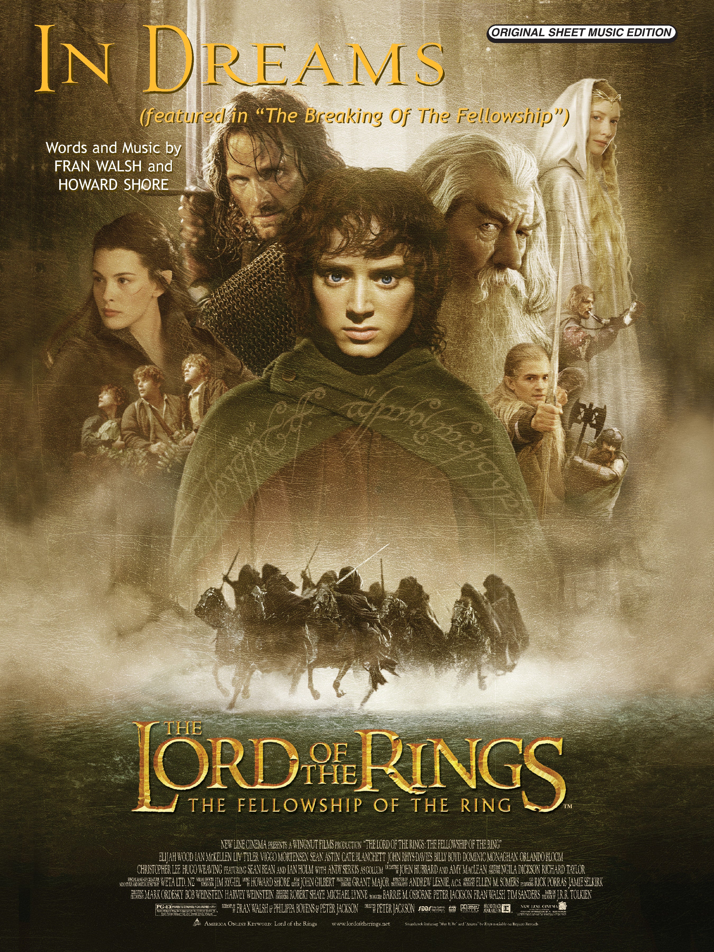 In Dreams (from <I>The Lord of the Rings: The Fellowship of the Ring</I>) (featured in "The Breaking of the Fellowship") Cover Image