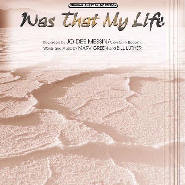 Was That My Life Sheet Music Preview