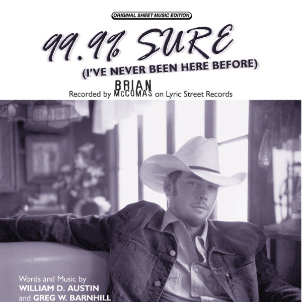 99.9% Sure (I've Never Been Here Before) Sheet Music Preview