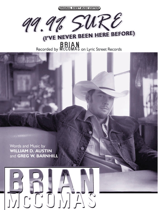 99.9% Sure (I've Never Been Here Before) Sheet Music Preview