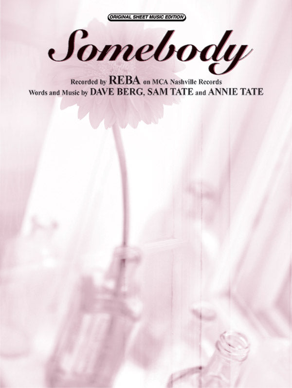 Somebody Sheet Music Preview