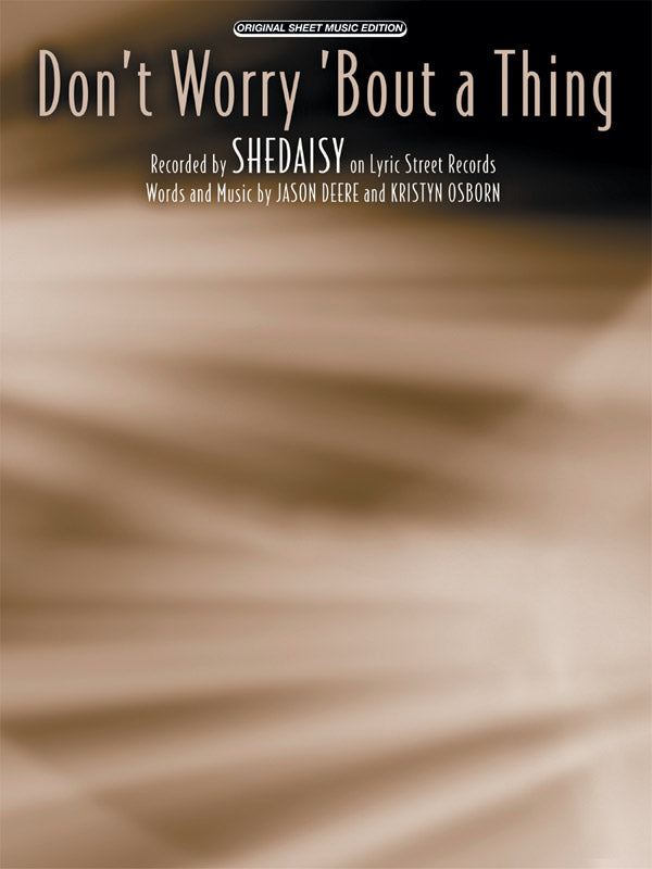 Don't Worry 'Bout a Thing Cover Image