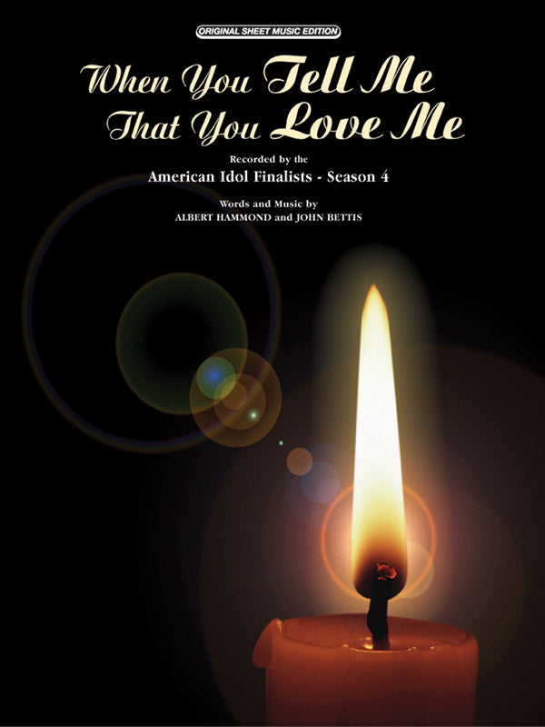 When You Tell Me That You Love Me Sheet Music Preview