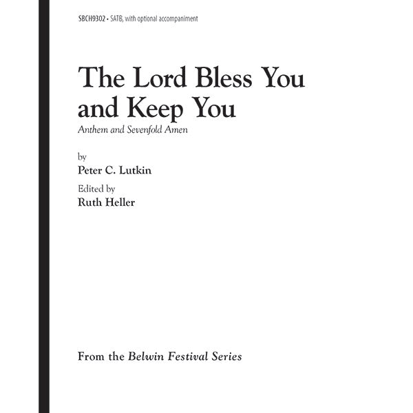 The Lord Bless You and Keep You Sheet Music Preview
