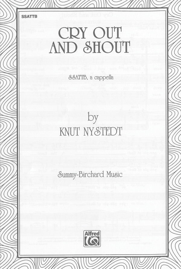 Cry Out and Shout Sheet Music Preview