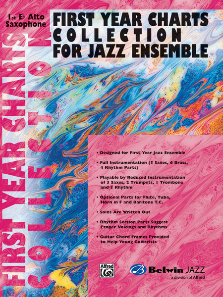 First Year Charts Collection for Jazz Ensemble: 1st E-flat Alto