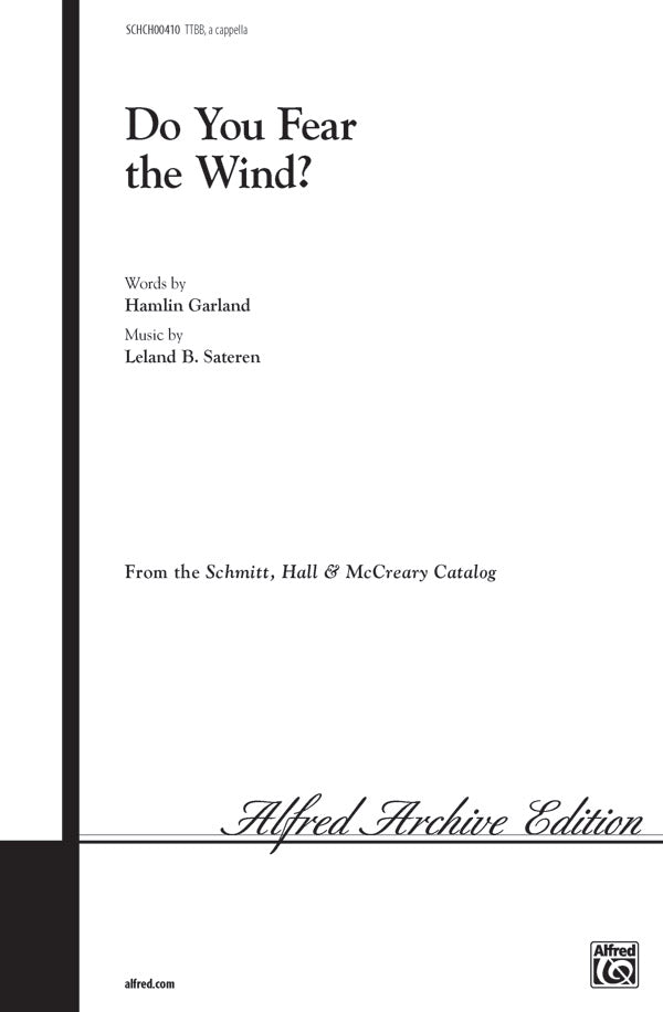 Do You Fear the Wind? Cover Image