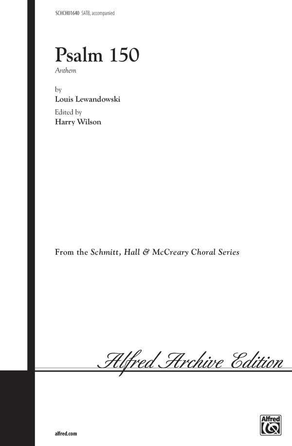 Psalm 150 (Hallelujah, Praise Ye the Lord) Cover Image