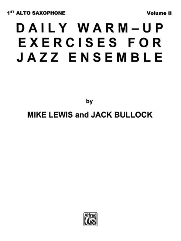 Daily Warm-Up Exercises for Jazz Ensemble, Volume I Cover Image
