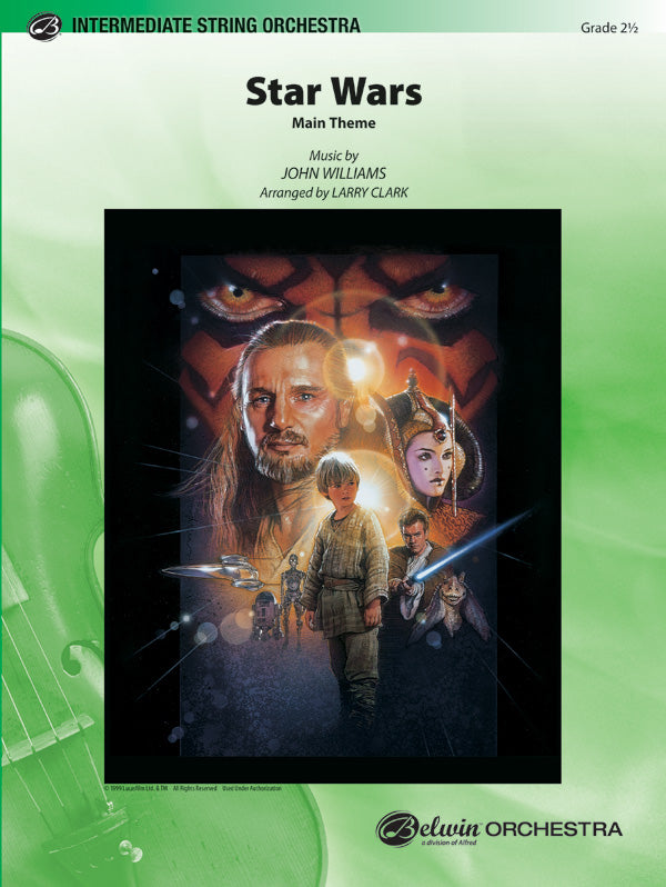 Star Wars (Main Theme): 3rd Violin (Viola [TC]) Sheet Music Preview