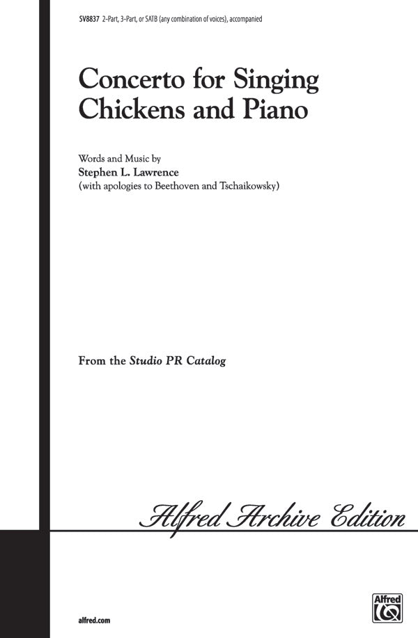 Concerto for Singing Chickens and Piano Sheet Music Preview