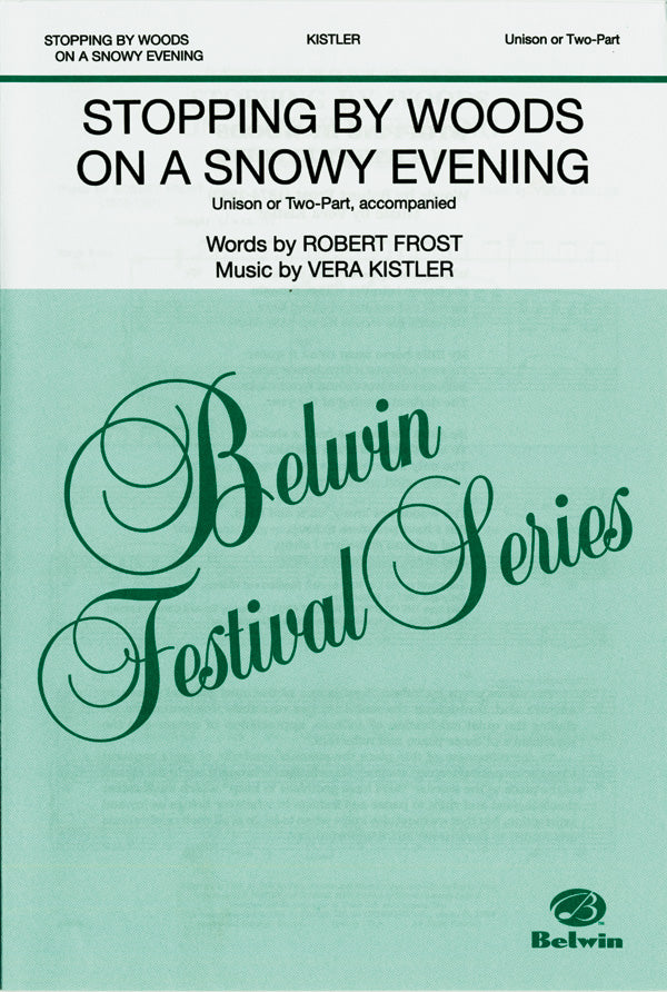 Stopping by Woods on a Snowy Evening Sheet Music Preview