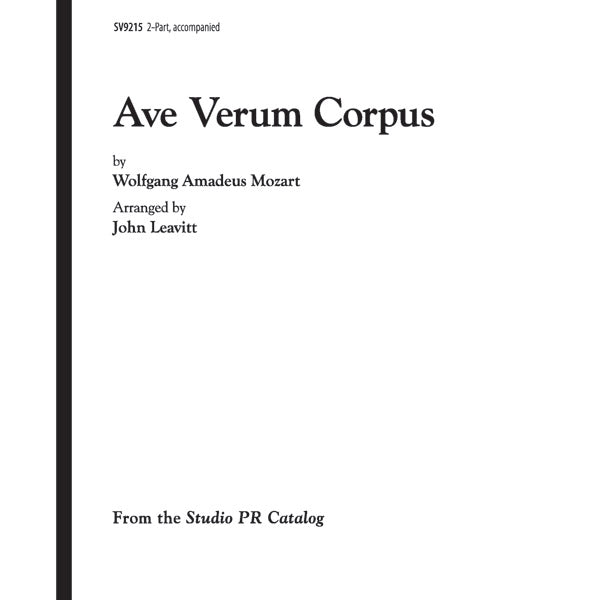 Ave Verum Corpus Sheet Music Preview