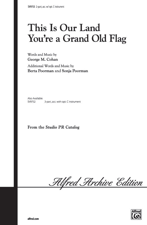 This Is Our Land / You're a Grand Old Flag Sheet Music Preview