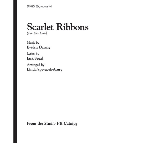 Scarlet Ribbons (for Her Hair) Sheet Music Preview