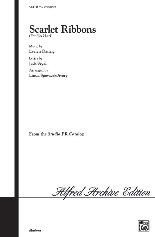 Scarlet Ribbons (for Her Hair) Sheet Music Preview
