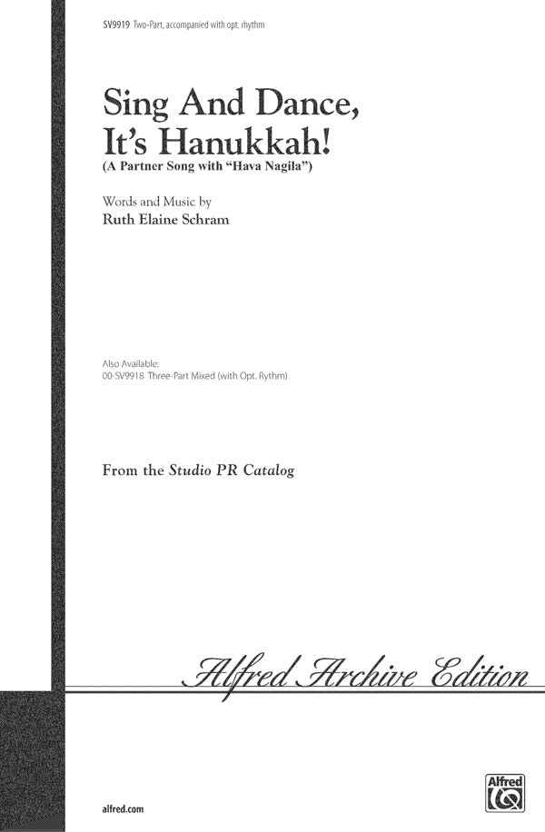 Sing and Dance, It's Hanukkah! Sheet Music Preview
