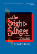 The Sight-Singer, Volume I for Two-Part Mixed/Three-Part Mixed Voices Cover Image