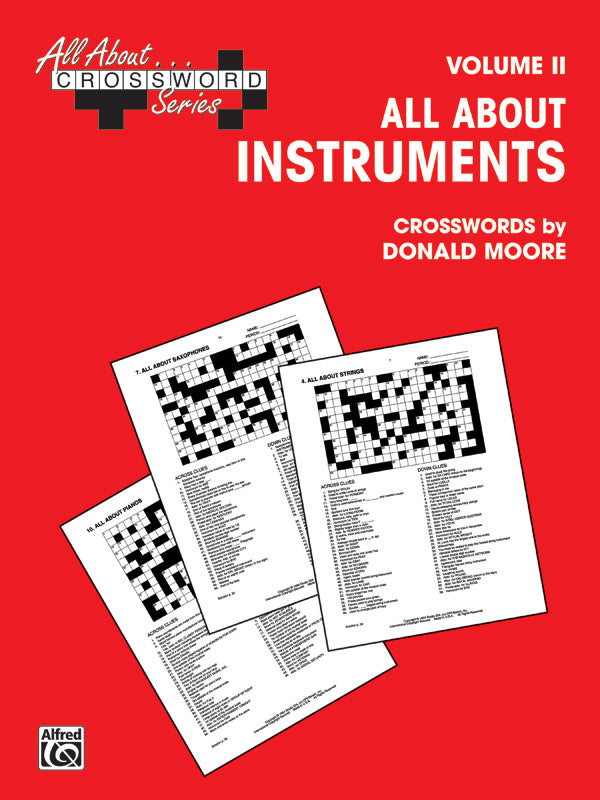 All About . . . Crossword Series, Volume II -- All About Instruments Cover Image