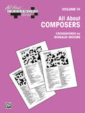 All About . . . Crossword Series, Volume IV -- All About Composers Cover Image
