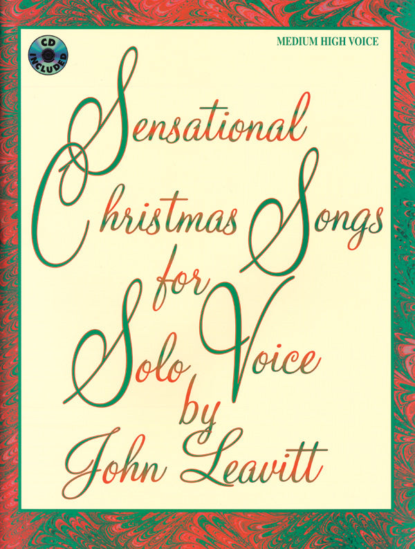 Sensational Christmas Songs for Solo Voice Cover Image