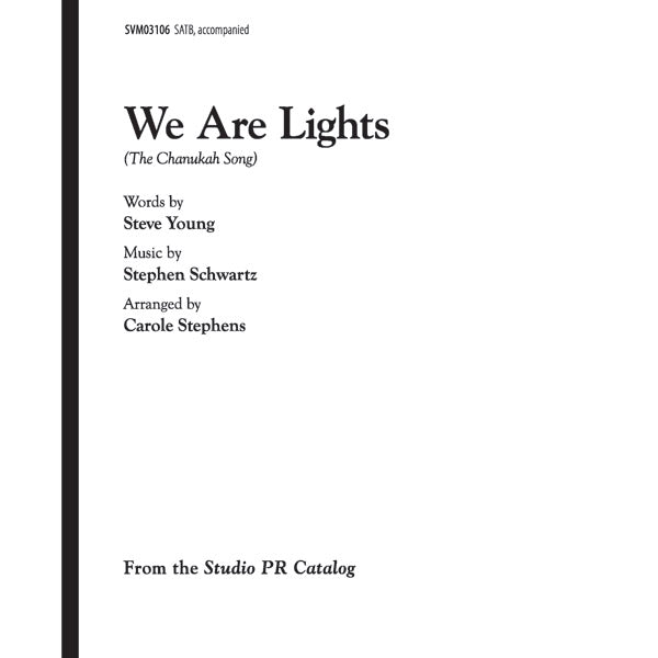 We Are Lights (The Chanukah Song) Sheet Music Preview