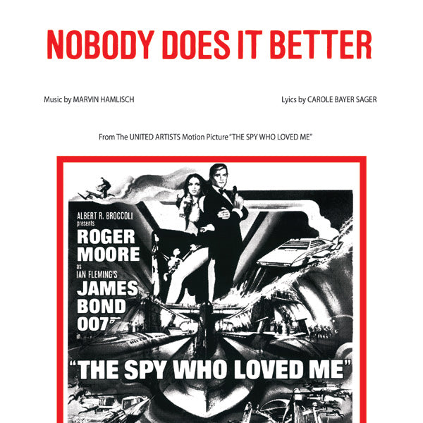 Nobody Does It Better (from <I>The Spy Who Loved Me</I>) Cover Image